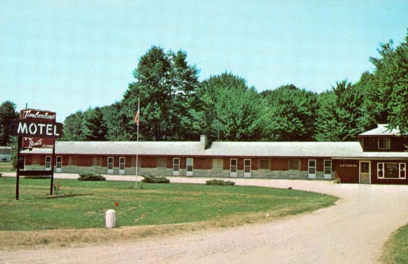 Timberlane Motel - Vintage Postcard